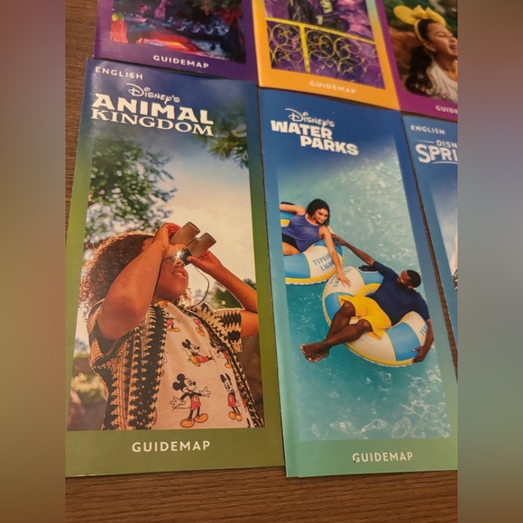 Walt Disney World Summer of 2025 6 Park Map Set Tom Sawyer Island & Riverboat - Picture 4 of 7